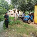 गावांतर्गत जंतुनाशक फवारणी