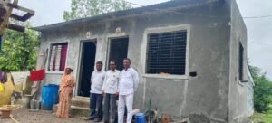 प्रधानमंत्री ग्रामीण घरकुल योेजनेतून लाभार्थ्यांची घरे
